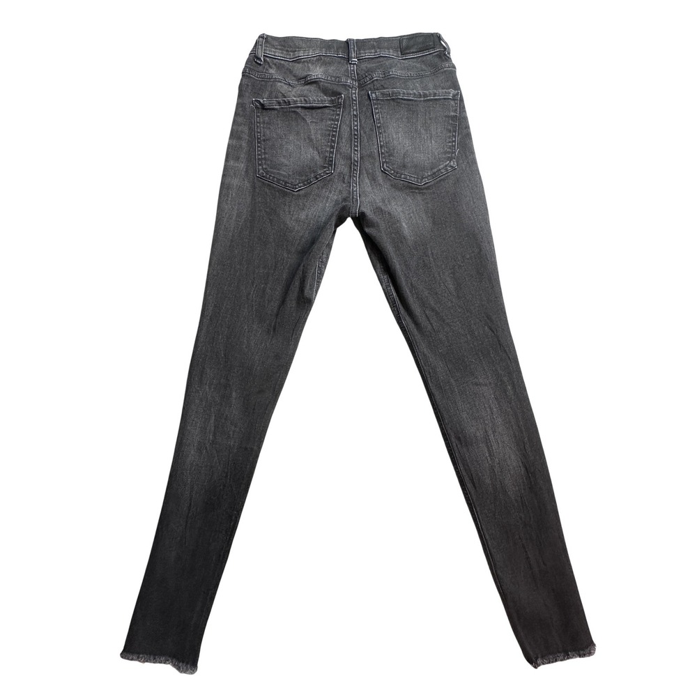 Express Perfect Curves Legging Womens 4R Gray High Rise Denim Jegging Stretch‎